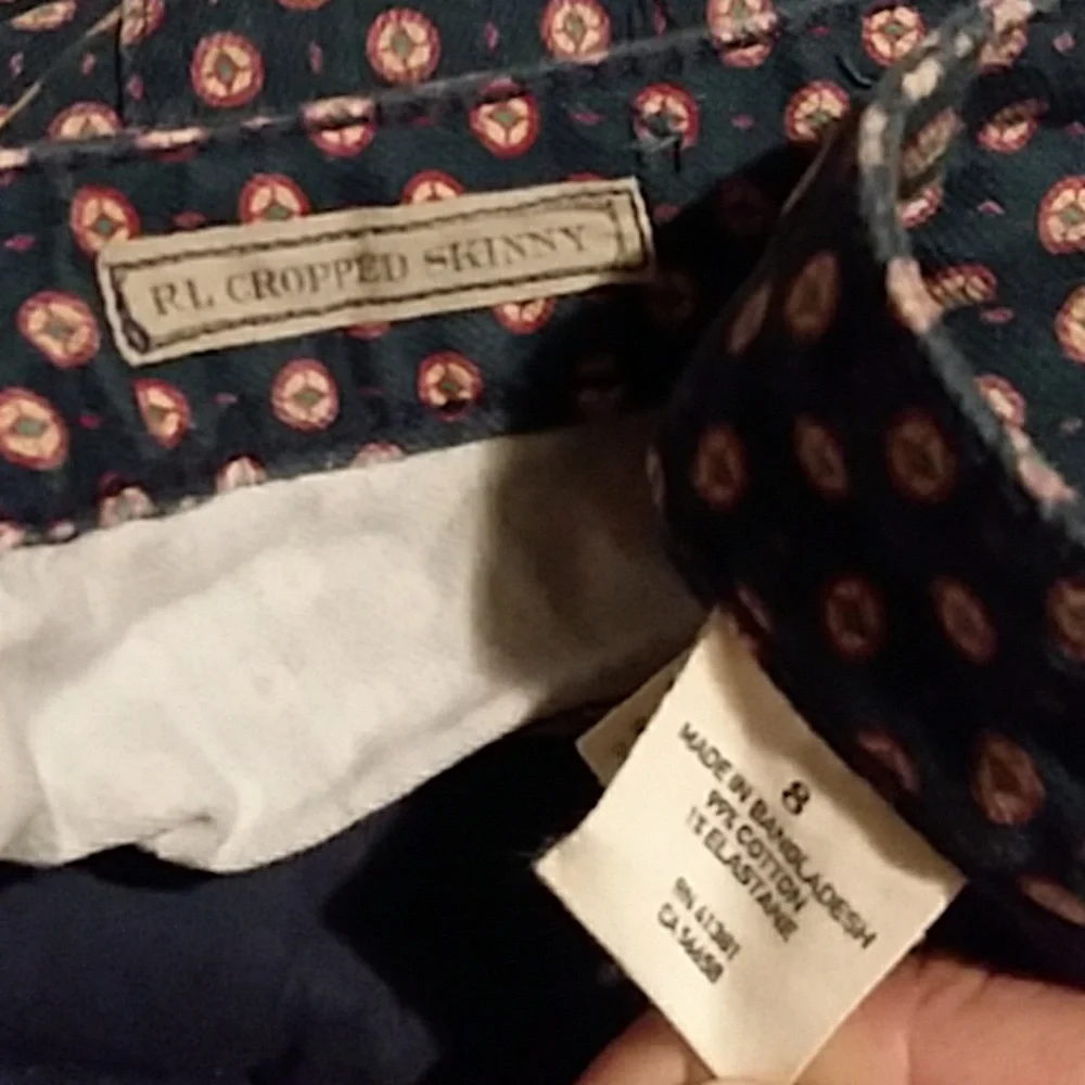 Ralph Lauren Cropped Skinny Jeans